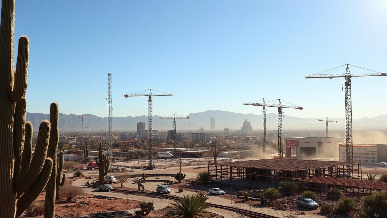 Arizona commercial construction site — Frans Construction general contractor delivering commercial projects across Arizona.